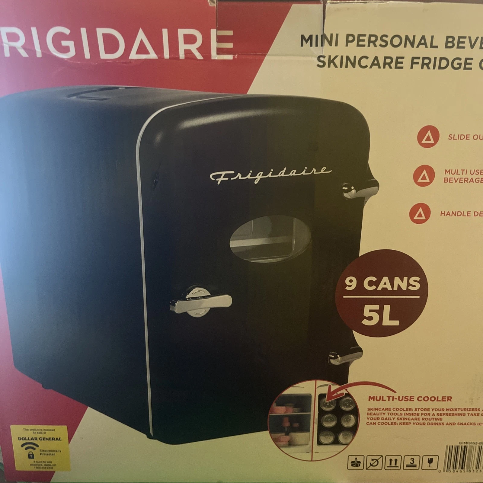 Frigidaire EEFMIS175-BLACK Retro 9-Can Mini Person
